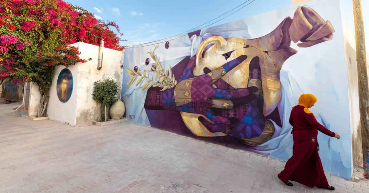 Inti - Djerbahood - Erriadh - Djerba, Tunisie